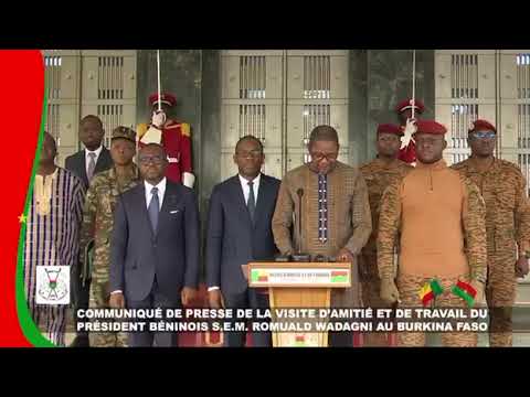 Belcotv : Bénin : Diplomatie régionale : Visite de Romuald Wadagni au Burkina Faso