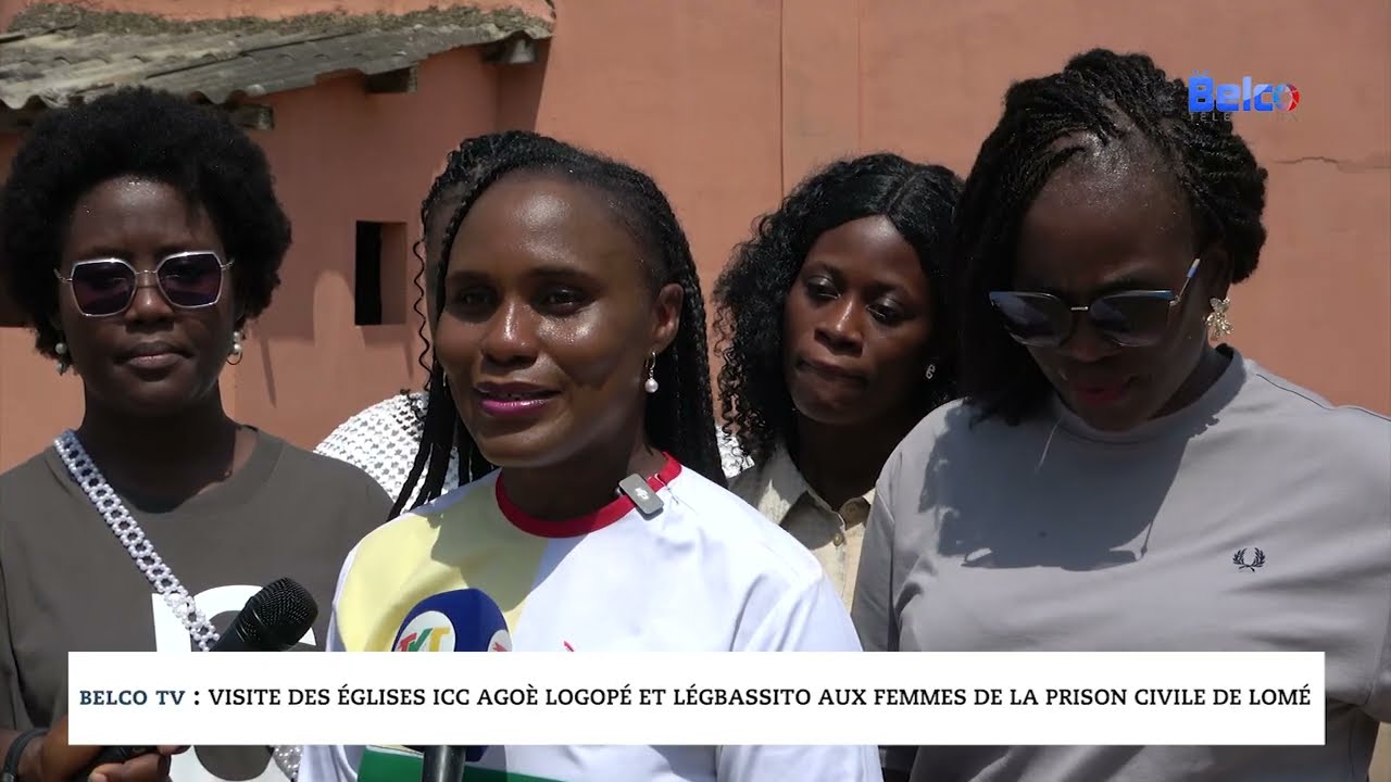 Belco TV : Visite des églises ICC Agoè Logopé et Légbassito aux femmes de la prison civile de Lomé