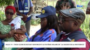 Belco TV : Trois clubs de Rotary renforcent le système solaire de ‘ la maison de la providence’
