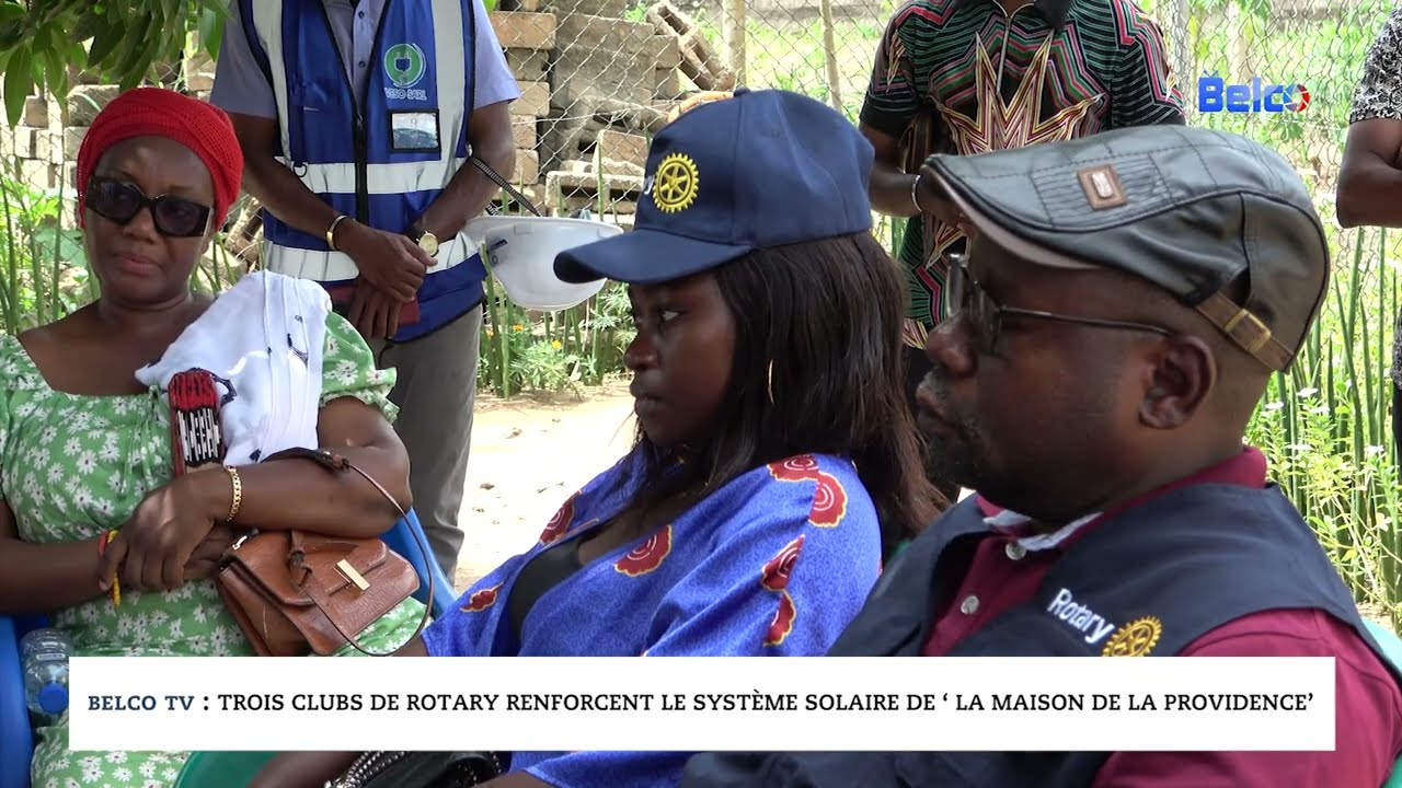 Belco TV : Trois clubs de Rotary renforcent le système solaire de ‘ la maison de la providence’