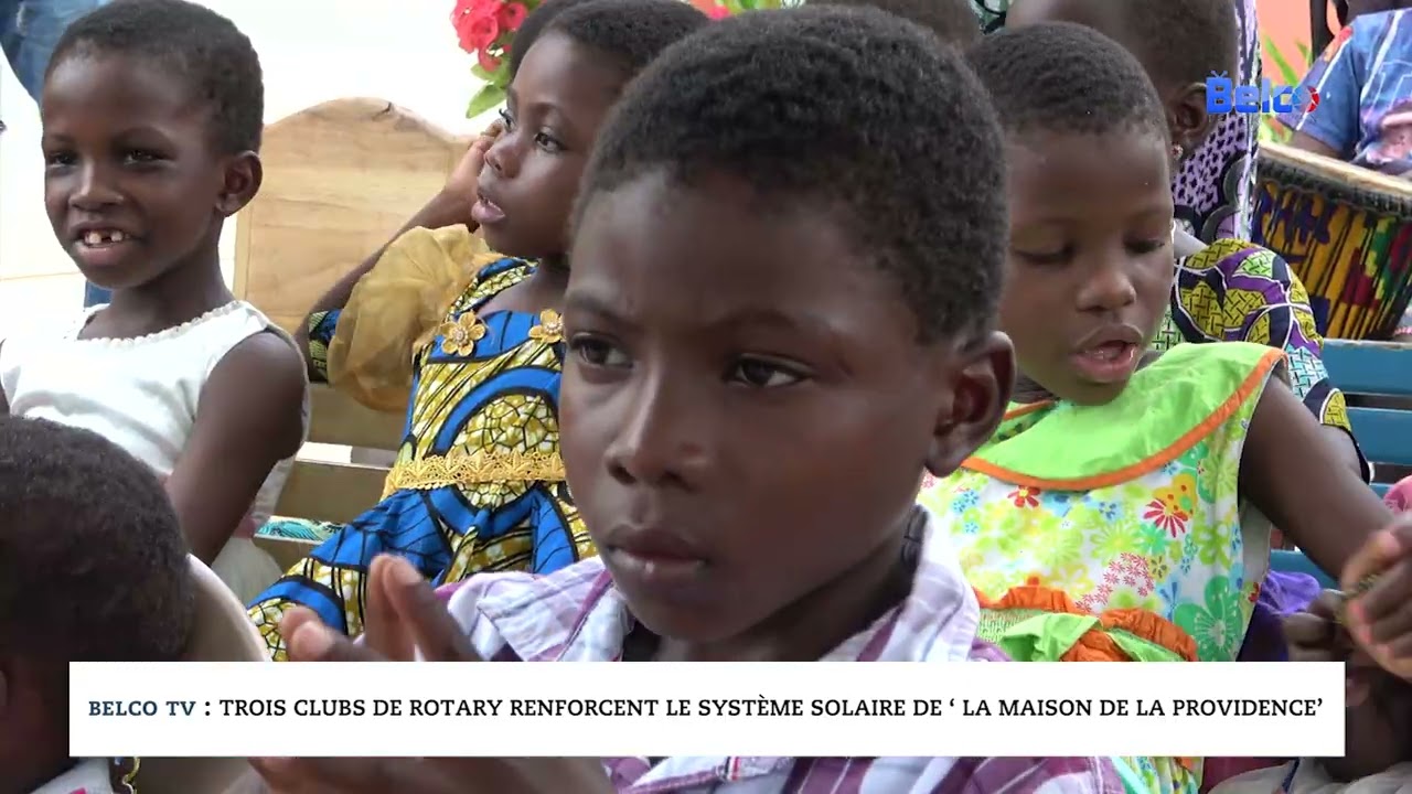 Belco TV : Trois clubs de Rotary renforcent le système solaire de ‘ la maison de la providence’